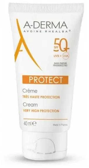 "A-Derma Protect" apsauginis kremas be kvapiklių Spf50 + 40ml