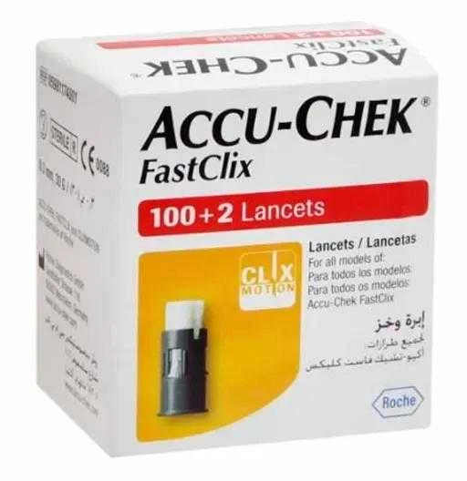 „Accu-Chek Fastclix“ lancetai 102 vnt.
