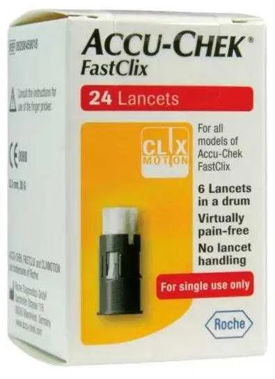 „Accu-Chek Fastclix“ lancetai, 24 vnt.