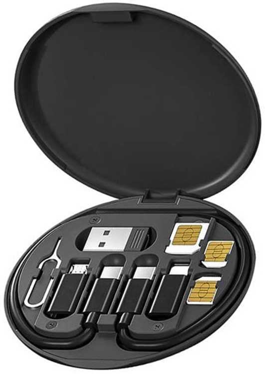 Adapteris 4in1 USB-C kabelis su mikro ir Lightning 60W