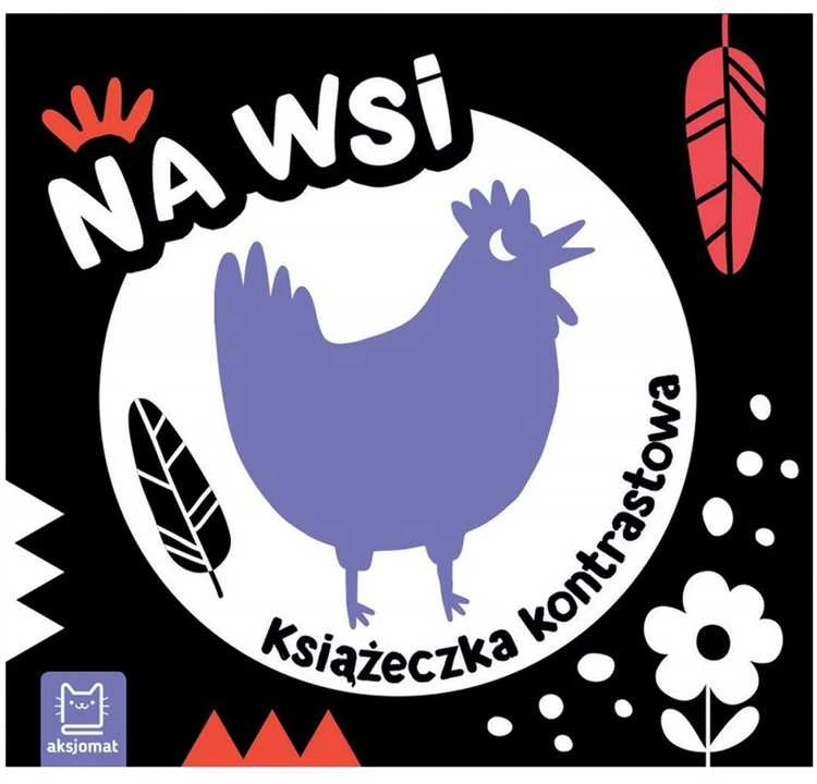 Aksjomat Knyga vaikams Na wsi KS1108 Kontrastiniai paveikslėliai