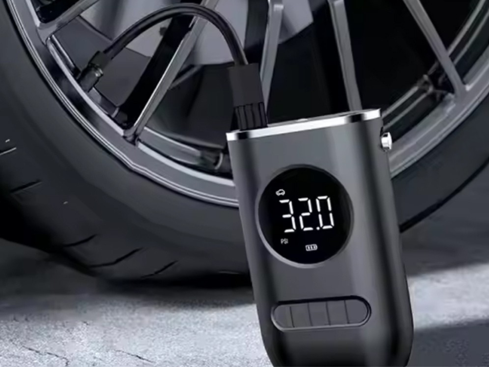 Akumuliatorinis kompresorius 10 bar LCD ekranas