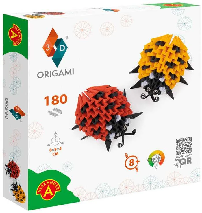 Alexander Aleksandro kūrybinis rinkinys origami 3d Ladybugs