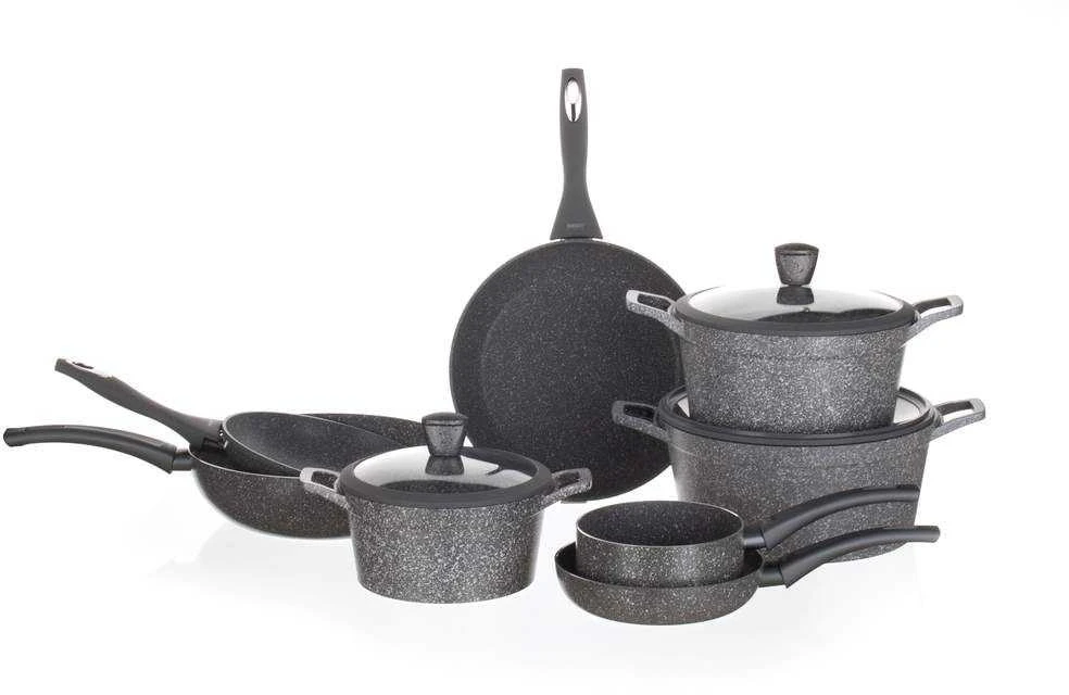 Banquet Puodas 18cm iš aliuminio su keramine danga "Granite"