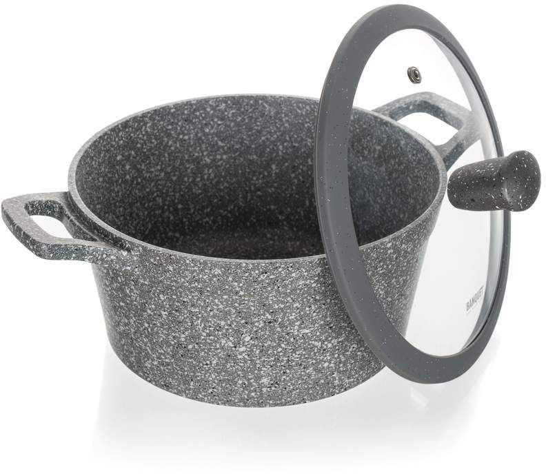 Banquet Puodas 20cm keramine danga "Granite"
