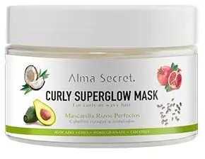 "Alma Secret Skirtas garbanotiems plaukams Superglow kaukė 250ml