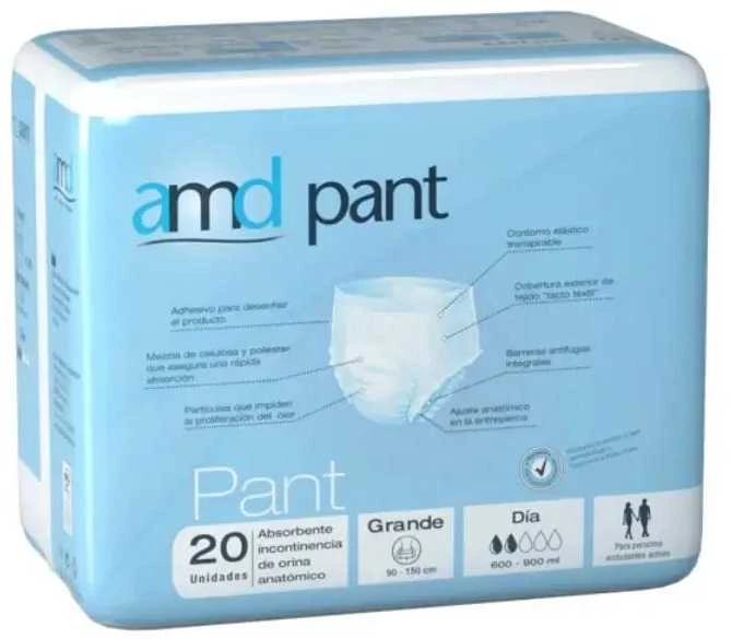 "Amd Absorbent" kelnaičių įklotas didelis dydis 40U