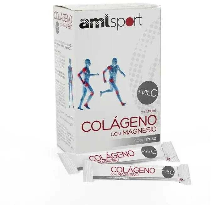 Ana Maria Lajusticia Kolagenas su magniu Amisport Strawberry 20 vnt
