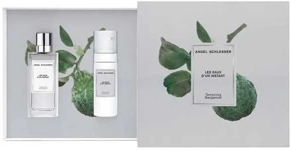 Angel Schlesser Instant Tempting Bergamont Watercolor Coffret Eau De Toilette Purškiklis, 100 ml Rinkinys 2 vnt.