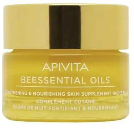 "Apivita Beessential" stiprinamasis ir maitinamasis odos balzamas - naktinis 15ml