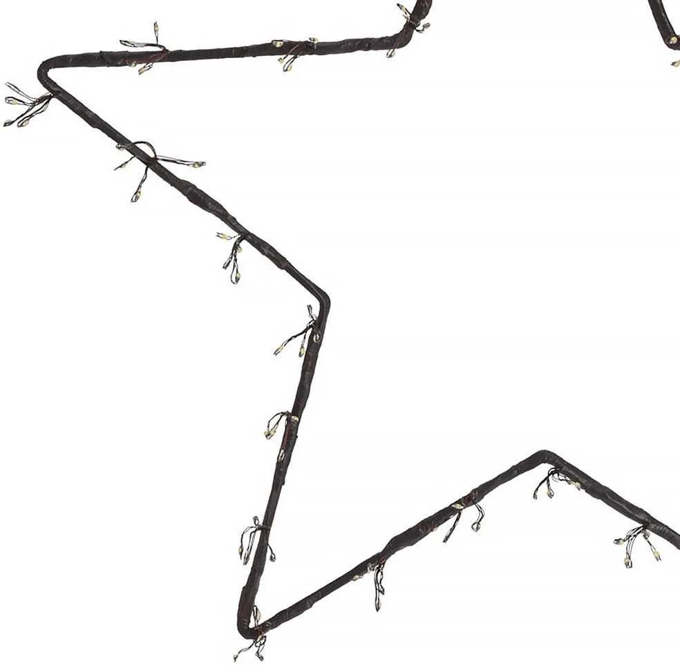 Apšviesta žvaigždė 120 LED 40 cm - Kalėdoms