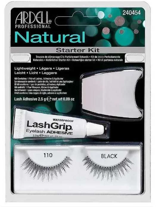 klijuojamos blakstienos "Ardell Pro Natural Lash Starter Kit" 110