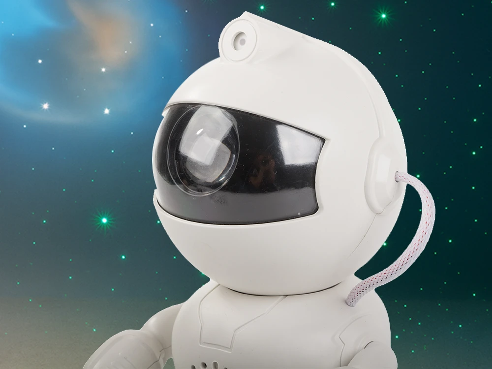 Žvaigždžių projektorius astronautas lemputė su muzika