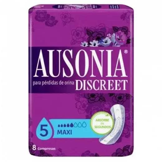"Ausonia Discreet" higieniniai paketai "Maxi Urinary Incontinence" 8 vienetai