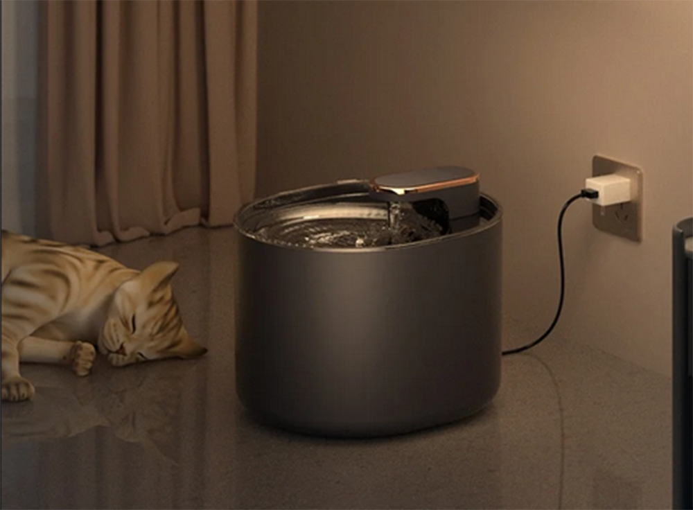 Gyvūnų automatinė vandens gertuvė 3L, juoda