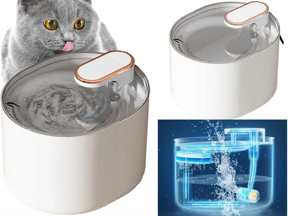 Automatinis naminių gyvūnų vandens fontanas 3L