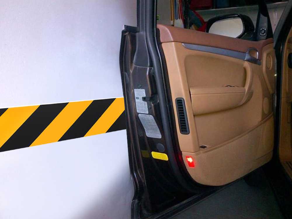 Automobilio durų apsauga sienai, 50x10 cm