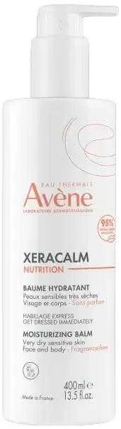Avene XeraCalm Nutrition Moisturizing Balm drėkinantis ir maitinantis balzamas labai sausai ir jautriai veido / kūno odai, 400 ml