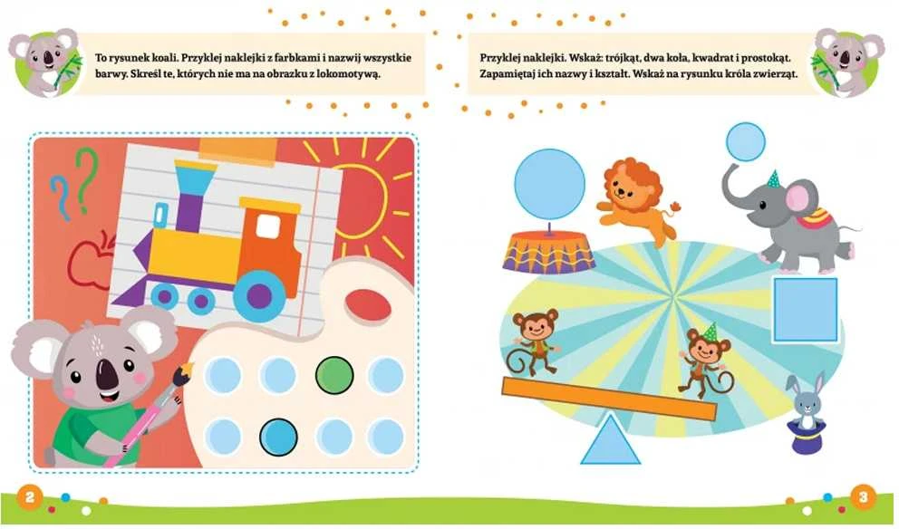 Aksjomat Axiom Lipdukų knyga Vaikams su Protingu Koala 4+ KS1161