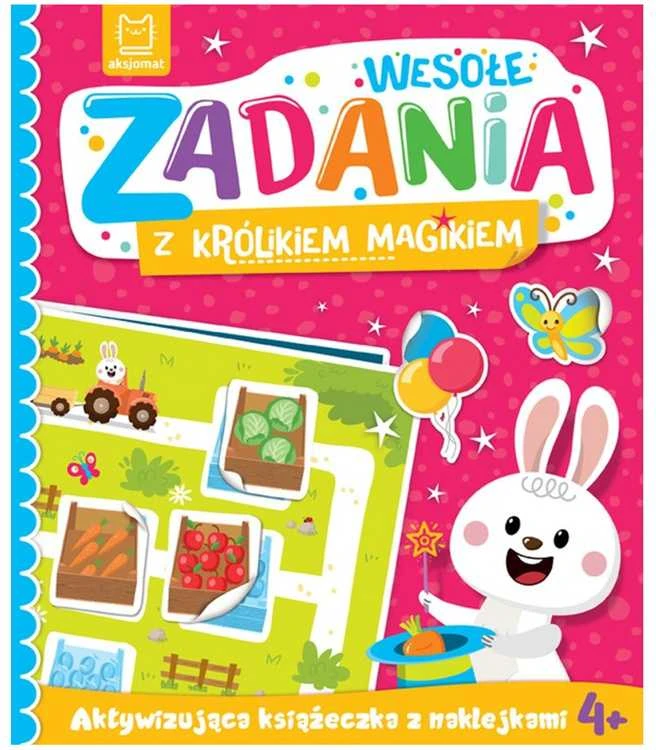 Aksjomat Axiom Vaikų Knyga su Lipdukais: Magiškas Triušis