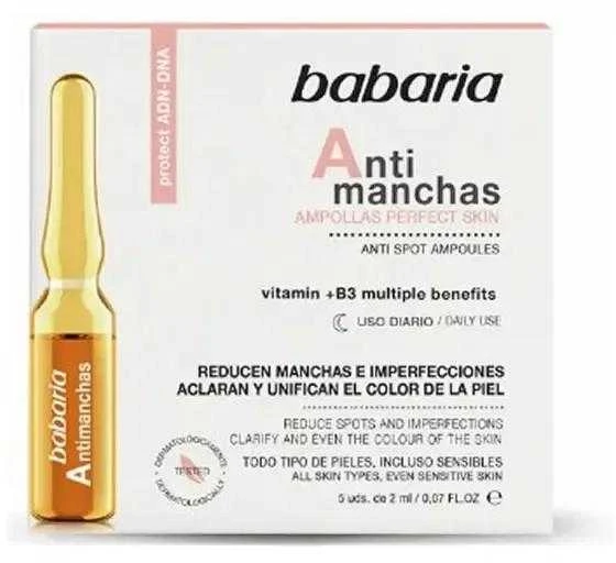 "Babaria" ampulės nuo pigmentinių dėmių 5x2ml