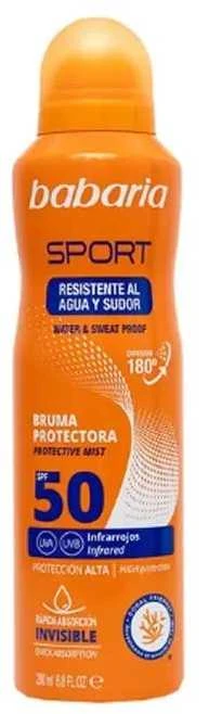 Babaria Sportas Apsauginė dulksna nuo saulės Spf50 purškalas 200ml