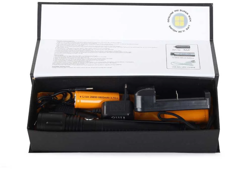Žibintuvėlis Bailong P58 LED CREE XHP50 su priartinimu