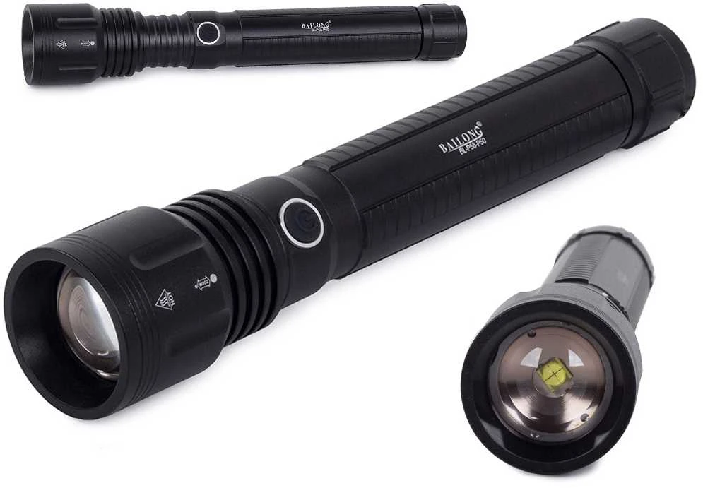 Žibintuvėlis Bailong P58 LED CREE XHP50 su priartinimu