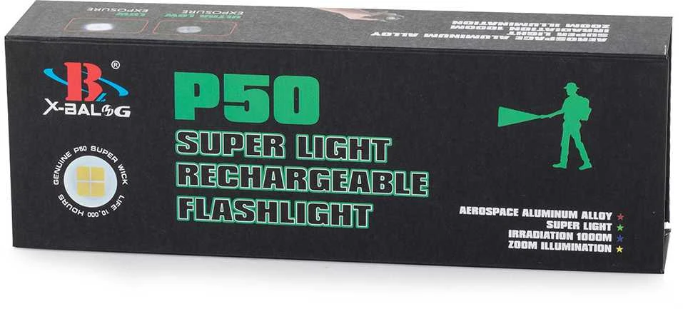 Žibintuvėlis Bailong P58 LED CREE XHP50 su priartinimu