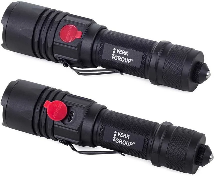Žibintuvėlis Bailong W556 su CREE XM-L T6 dioda ir USB įkrovimu
