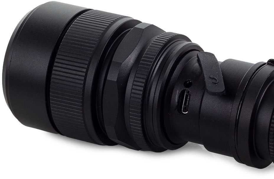 Žibintuvėlis Bailong 603 LED su CREE XM-L T6 dioda ir USB krovimu