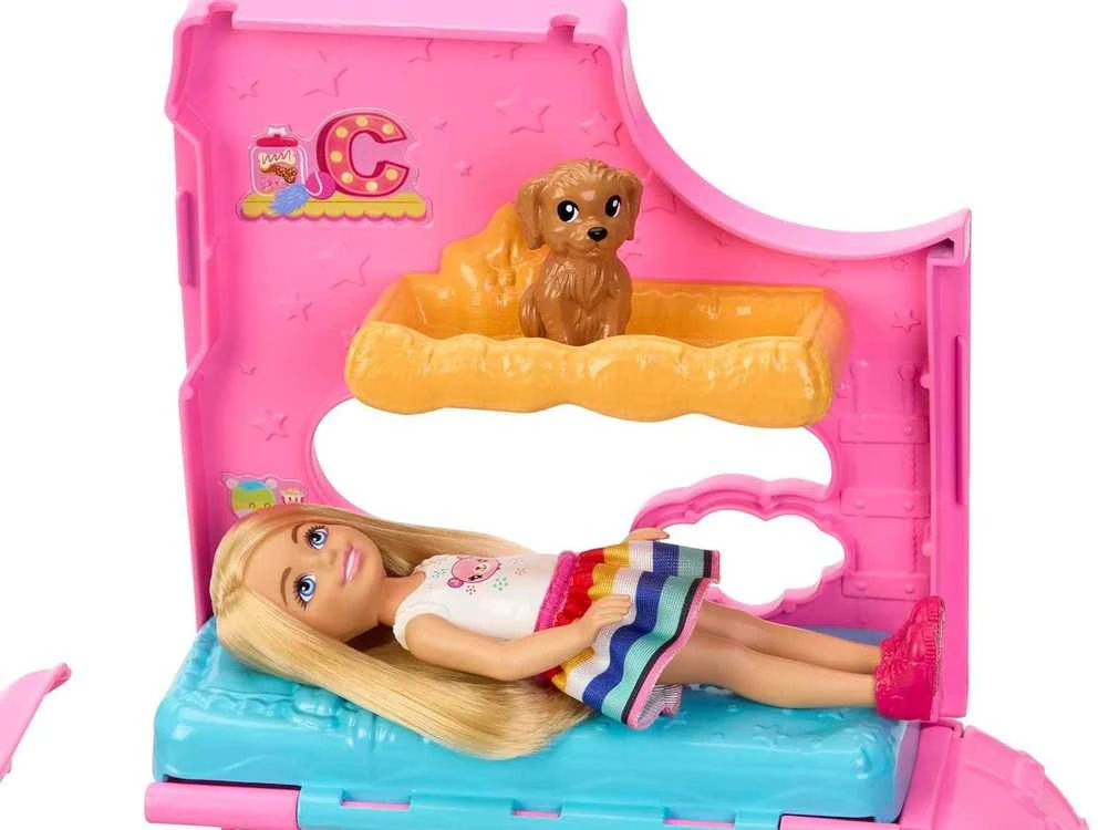 Barbie Barbės kemperis „Chelsea Mini Doll“ + Gyvūnų aksesuarai HNH90 ZA5091