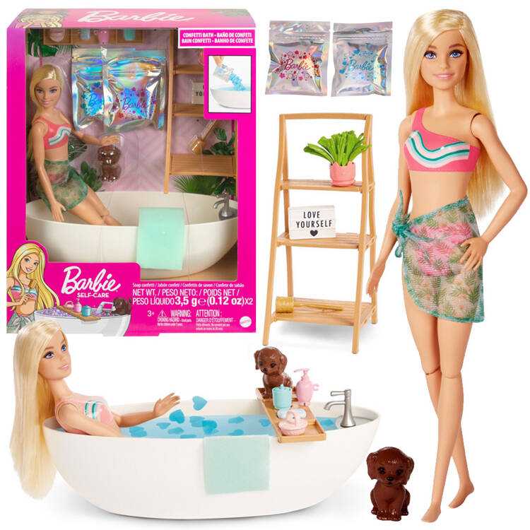 Mattel Barbie vonios su muilo konfeti rinkinys