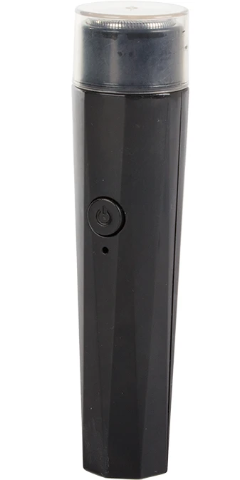 Trimeris su dviem galvutėmis ir USB įkrovimu