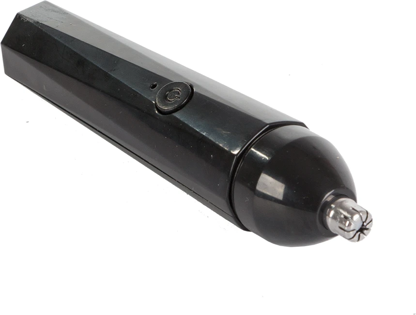 Trimeris su dviem galvutėmis ir USB įkrovimu
