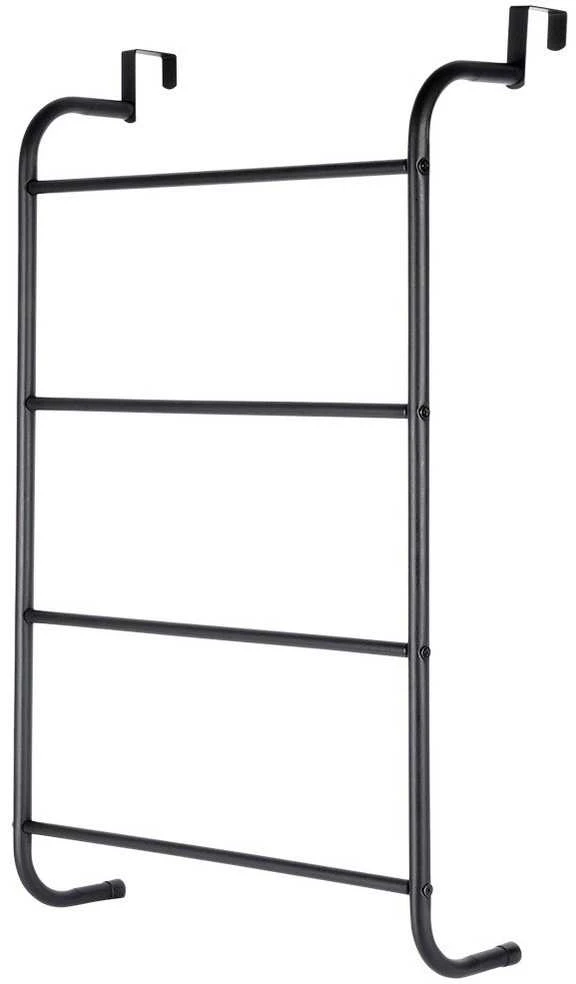Bathroom Solutions Metalinė Rankšluosčių Kabykla Juoda 44.5 x 73 cm