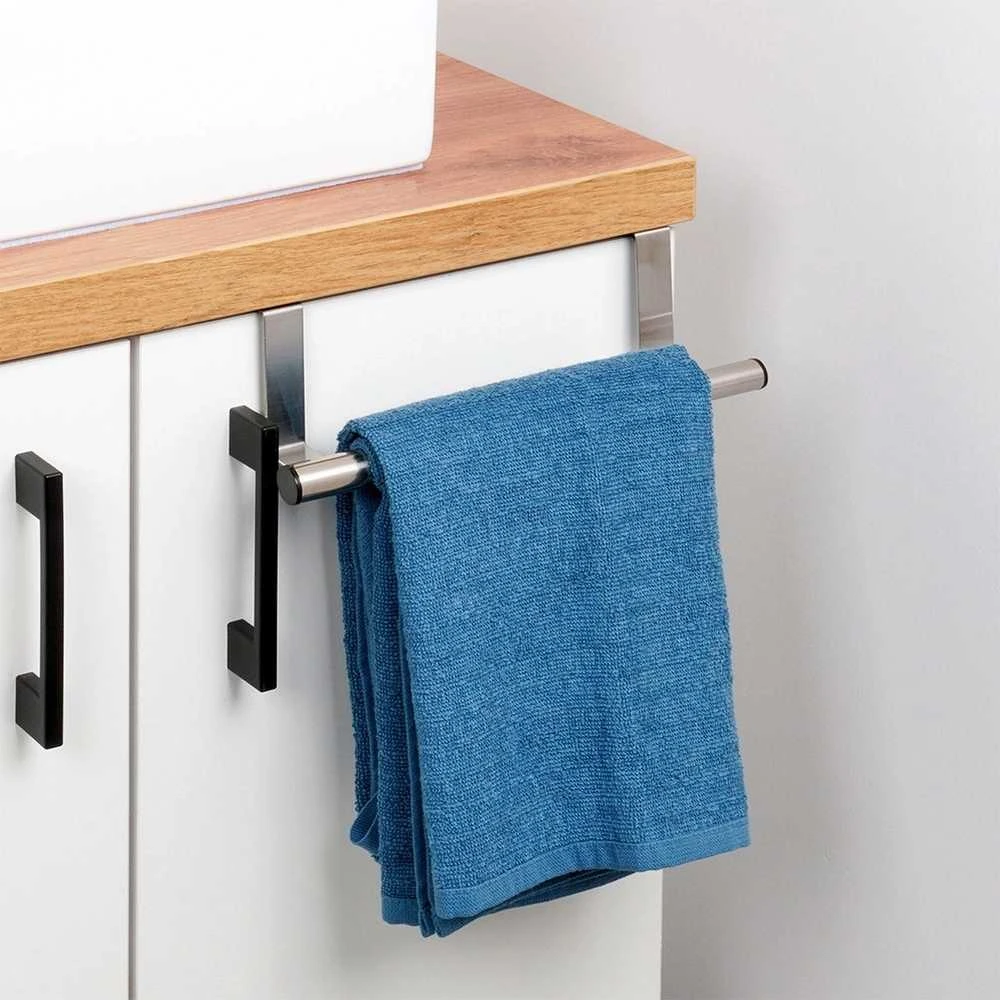 Bathroom Solutions Virtuvės rankšluosčių laikiklis, 25-40 cm, reguliuojamas, nerūdijančio plieno