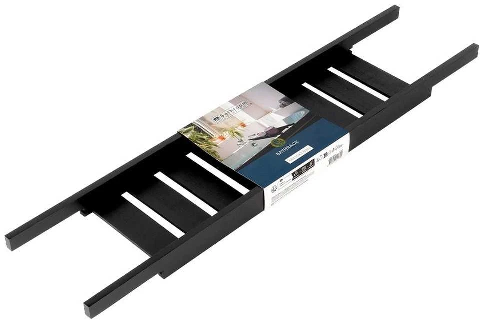 Bathroom Solutions Vonios Lentyna 68 cm Bambuko Medinė Juoda