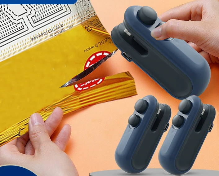 Pakuočių sandariklis su USB ir magnetu, 16W, 9cm