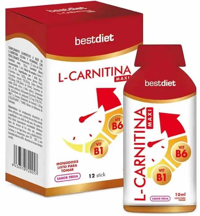 Best Diet L-Carnitina maisto papildai 12 vnt