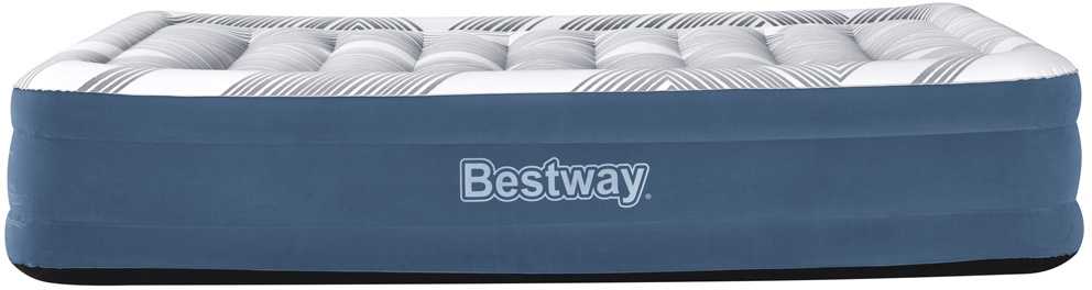 „Bestway 2“ asmens patogus karalienės čiužinys 203x152x36cm įmontuotas siurblys 6712y