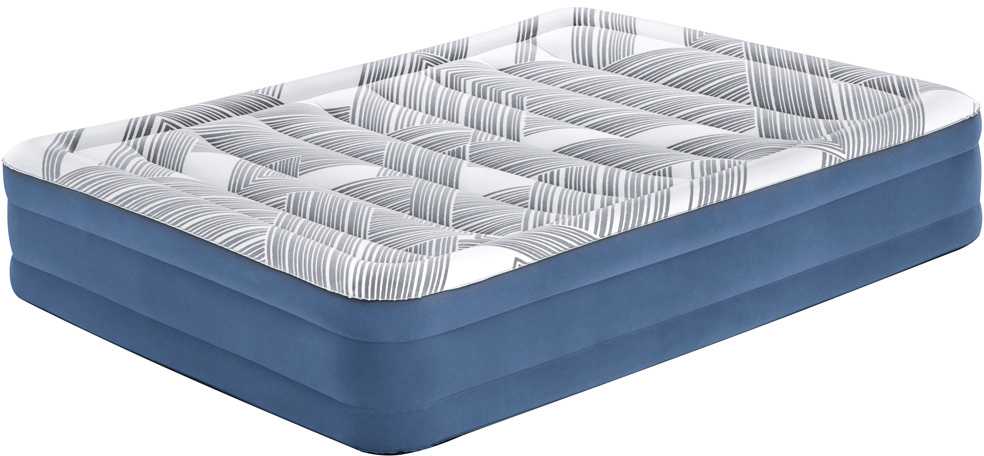 „Bestway 2“ asmens patogus karalienės čiužinys 203x152x36cm įmontuotas siurblys 6712y