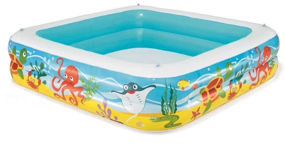 Bestway pripučiamas baseinas su stogeliu, 140x140x114 cm