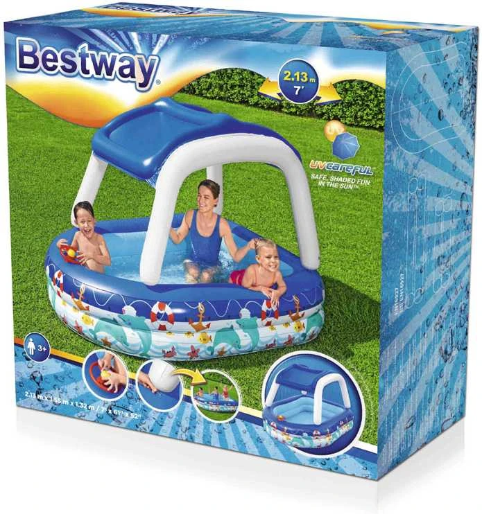 „Bestway“ baseinas su skydeliu, vairas, irklavimo baseinas