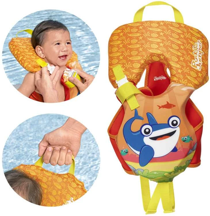 Bestway plaukimo liemenė vaikams su miela grafika Shark 90150