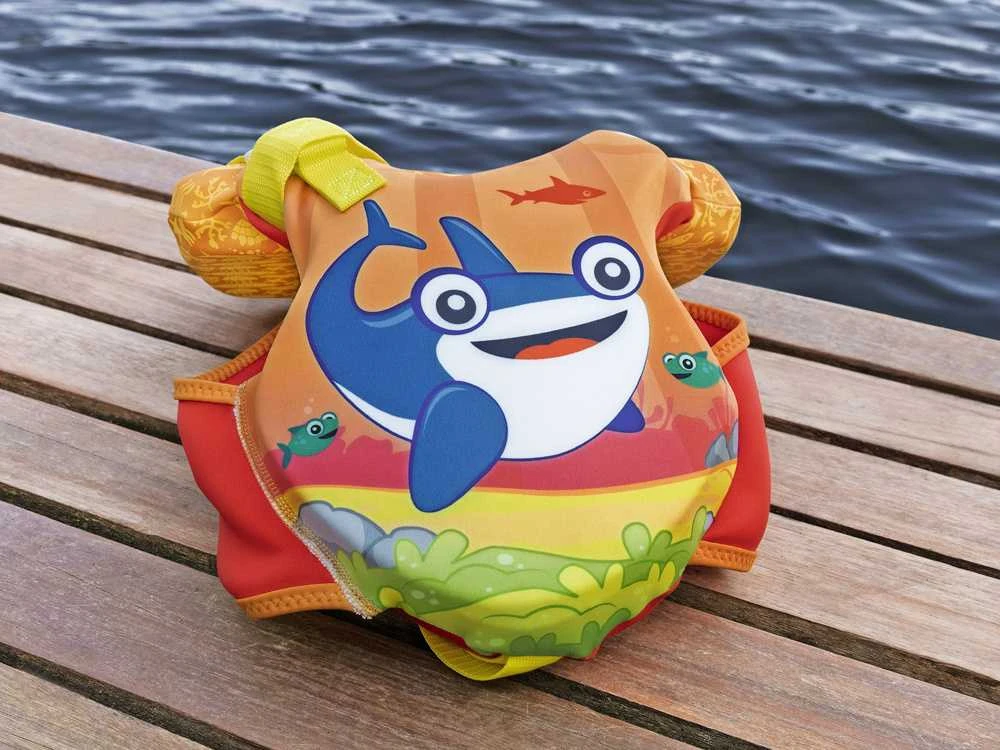 Bestway plaukimo liemenė vaikams su miela grafika Shark 90150