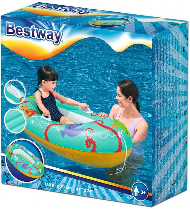 „Bestway“ pripučiamas pontoninis valtis 135x89cm