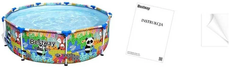 „BestWay“ baseino „Steel Pro“ apvalus baseinas, 274 x 66 cm