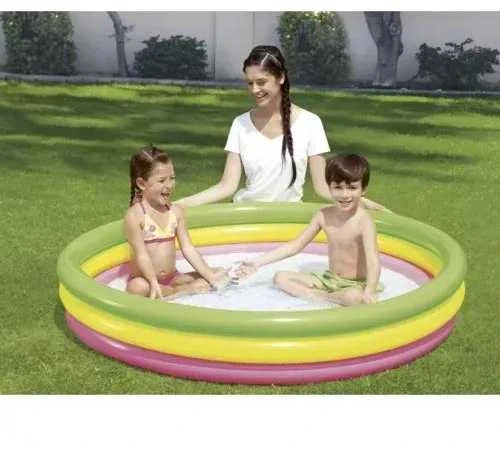 BESTWAY pripučiamas baseinas RAINBOW 152 cm x 30 cm (51103)