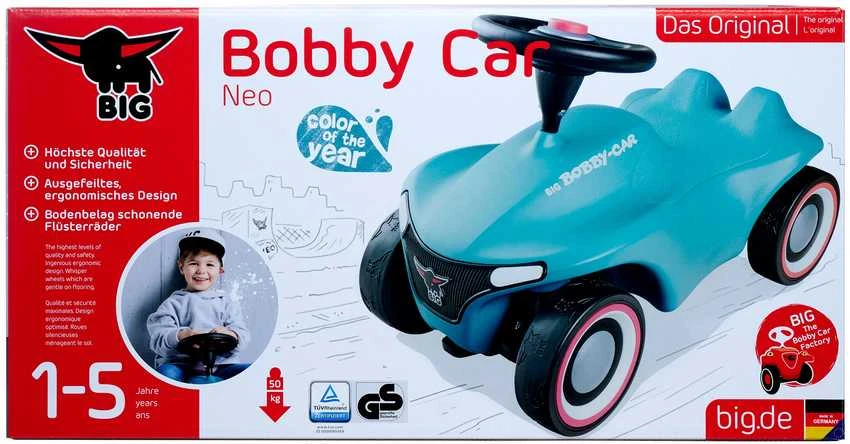 BIG Bobby Car Neo Lazurowas Vaikiškas Automobilis